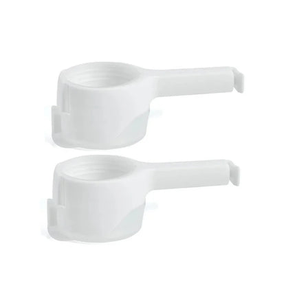 Food Storage Bag Clips with Pour Spouts - Kitchen Chip Sealer Clips, Plastic Cap for Freshness
