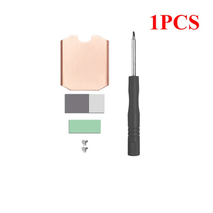 FinalCool TN30 Copper Heat Sink & Thermal Pad — Cooling Accessory for Steam Deck Console & M.2 2230 SSD