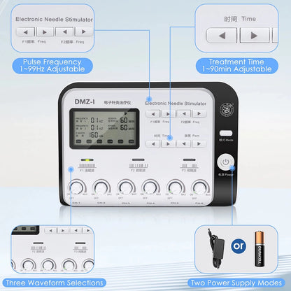 TENS Acupuncture Muscle Stimulator – Neuromuscular Massager for Pain Relief & Acupoint Stimulation, Home Use