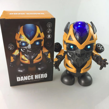 Marvel Iron Man Dance Action Figure – LED Light Singing Robot, Spiderman & Avengers Superhero Toy, Kid’s Christmas Gift