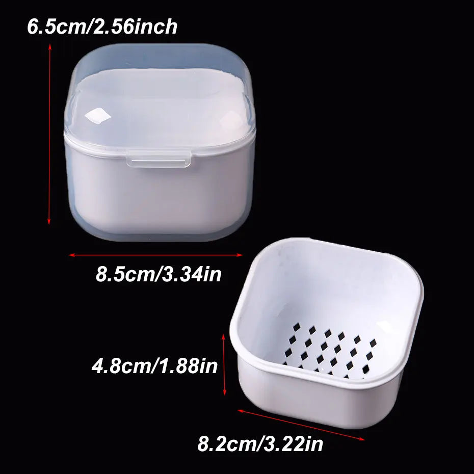 Portable Alcohol Disinfection Box - Nail Drill Bits & Grinding Head Sterilizer for Manicure Cleaning