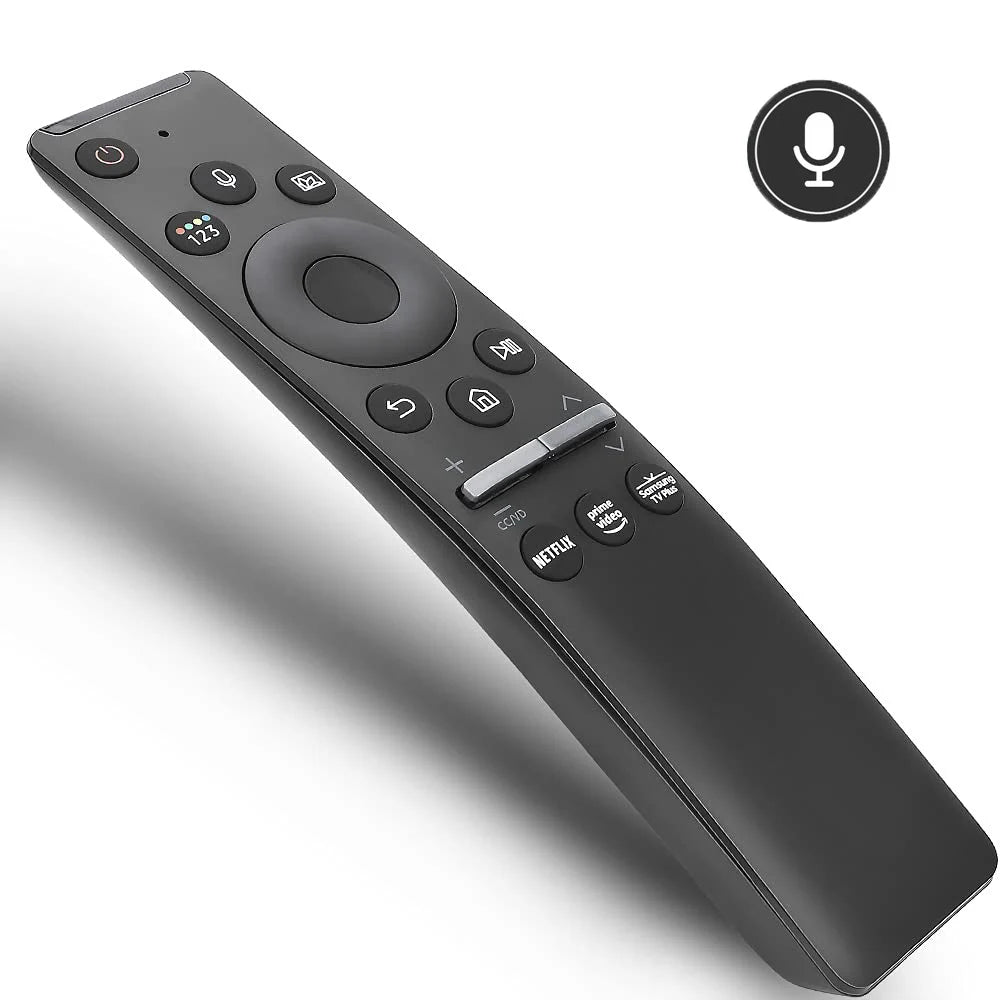 BN59-01330A / BN59-01329A Replacement Voice Remote Control — Compatible with Samsung LED, QLED, UHD, SUHD, HDR, LCD, 4K, 8K, 3D Curved Smart TVs