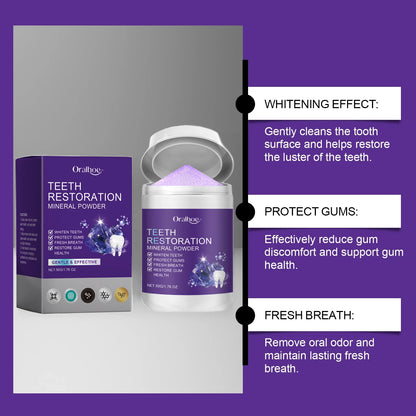 Teeth Restoration Mineral Powder – Enamel Repair & Tooth Strengthening Formula