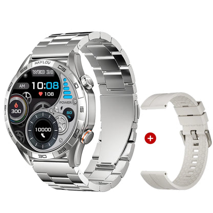 HAYLOU Solar 5 Smartwatch — 1.58" AMOLED, Voice Calling, 24H Health & Sports Tracker for Men