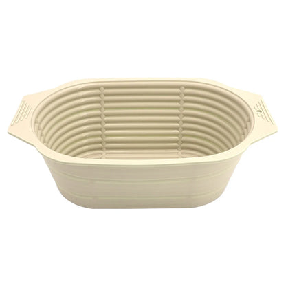 Collapsible Silicone Bread Proofing Basket – Non-Stick Fermentation Basket for Sourdough and Various Bread Baking