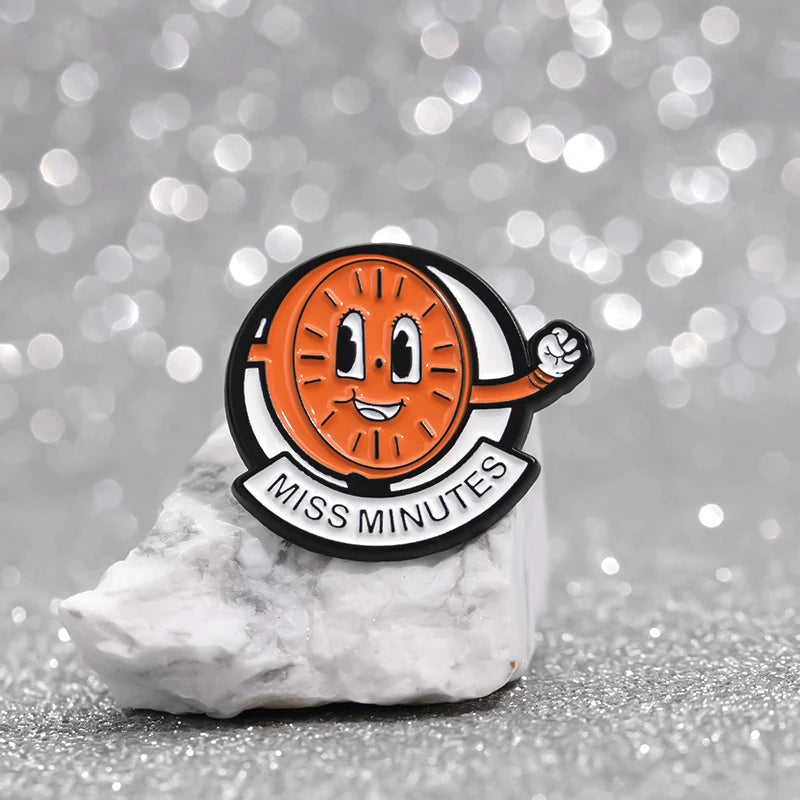 Cartoon Anime Character Enamel Pins – Cute Little Monk Brooches Lapel Badges, Funny Jewelry Gift for Friends