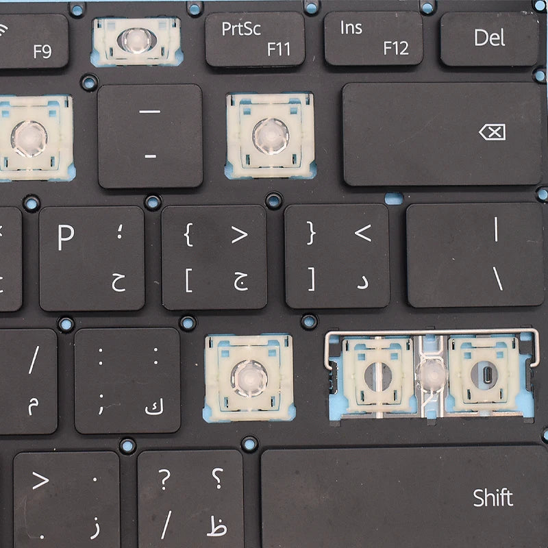 Huawei MateBook & Honor MagicBook Replacement Keyboard Keycaps - RU/US Layout Key Cap for D14, D15, X Pro & More