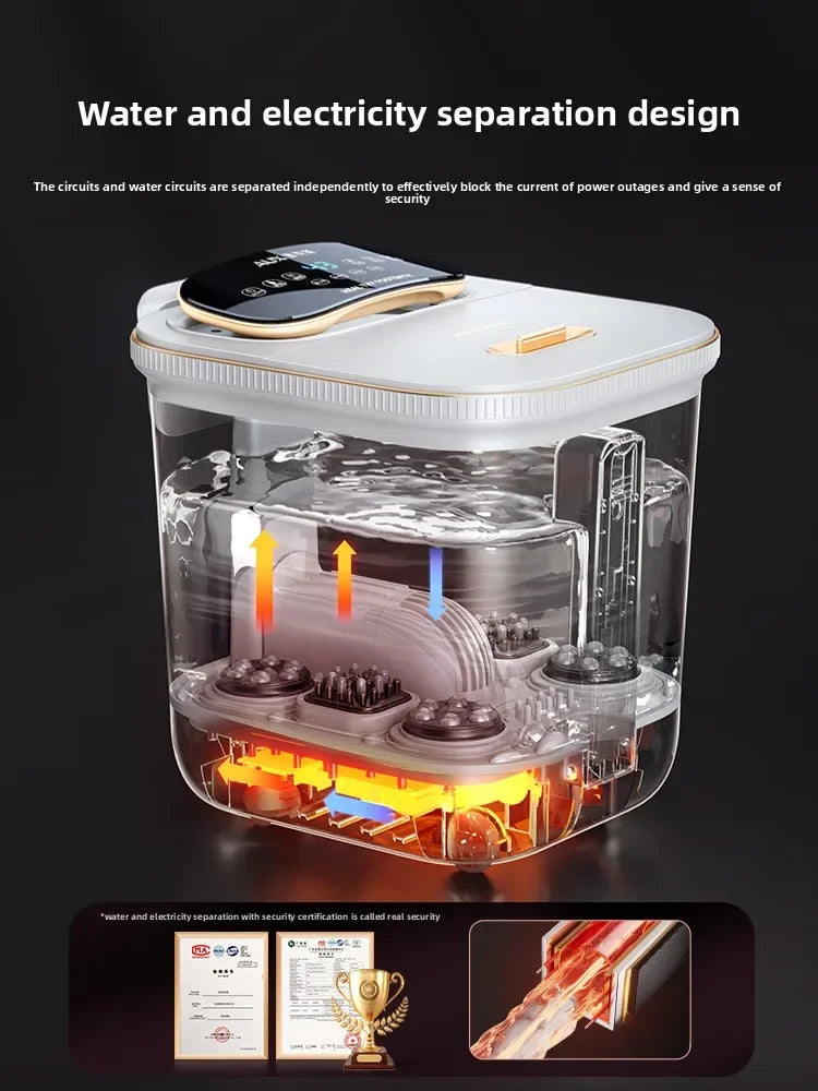 Automatic Heated Foot Bath - Electric Deep Foot Spa Massager with Constant Temperature