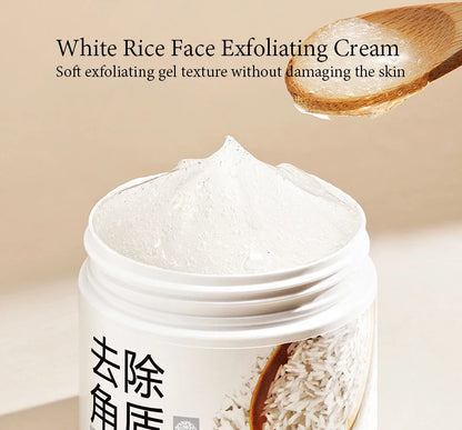 BIOAQUA White Rice Exfoliating Gel – Moisturizing & Nourishing Facial Scrub for Smooth Skin Skincare