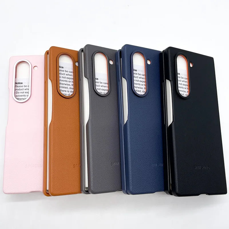 Luxury Eco-Leather Business Case for Samsung Galaxy Z Fold 6 5G – High-Quality Protective Cover