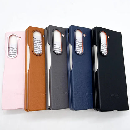Luxury Eco-Leather Business Case for Samsung Galaxy Z Fold 6 5G – High-Quality Protective Cover