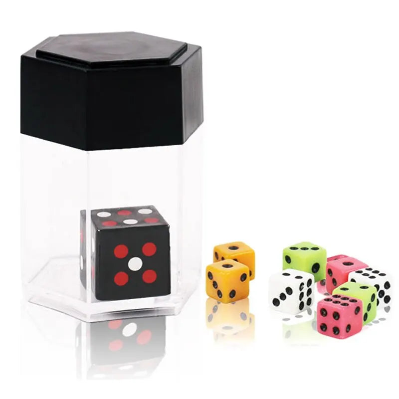 4 Pcs Magic Props Set - Magic Ring, Hand Lotus, Scarf Disappear, Thumb Explosion Dice - Classic Toys