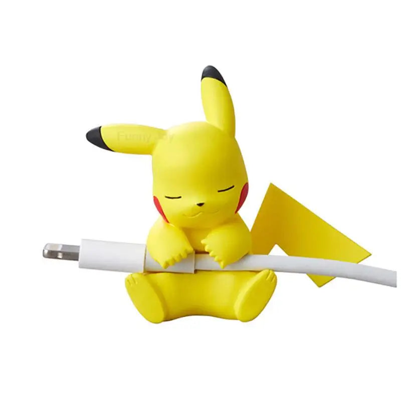Anime USB Cable Bite Protective Case – Pikachu, Eevee, Jigglypuff Cute Cartoon Figure Charger Cable Cover Gift