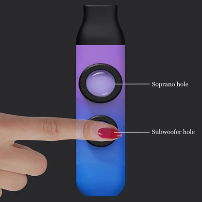 Double-Hole Kazoo Instrument - 10 Membranes Easy-to-Learn Fun Musical Instrument for Parties, Travel & Live Performances