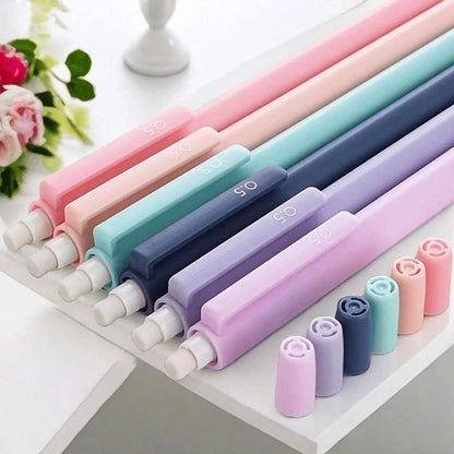 Cute Pastel Mechanical Pencil Set - 0.5mm & 0.7mm Writing, Drawing & Sketching Pencils