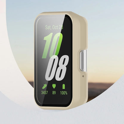 Protective Watch Case for Samsung Galaxy Fit 3 SM-R390 – PC Cover with Tempered Glass, Anti-Fall & Anti-Scratch