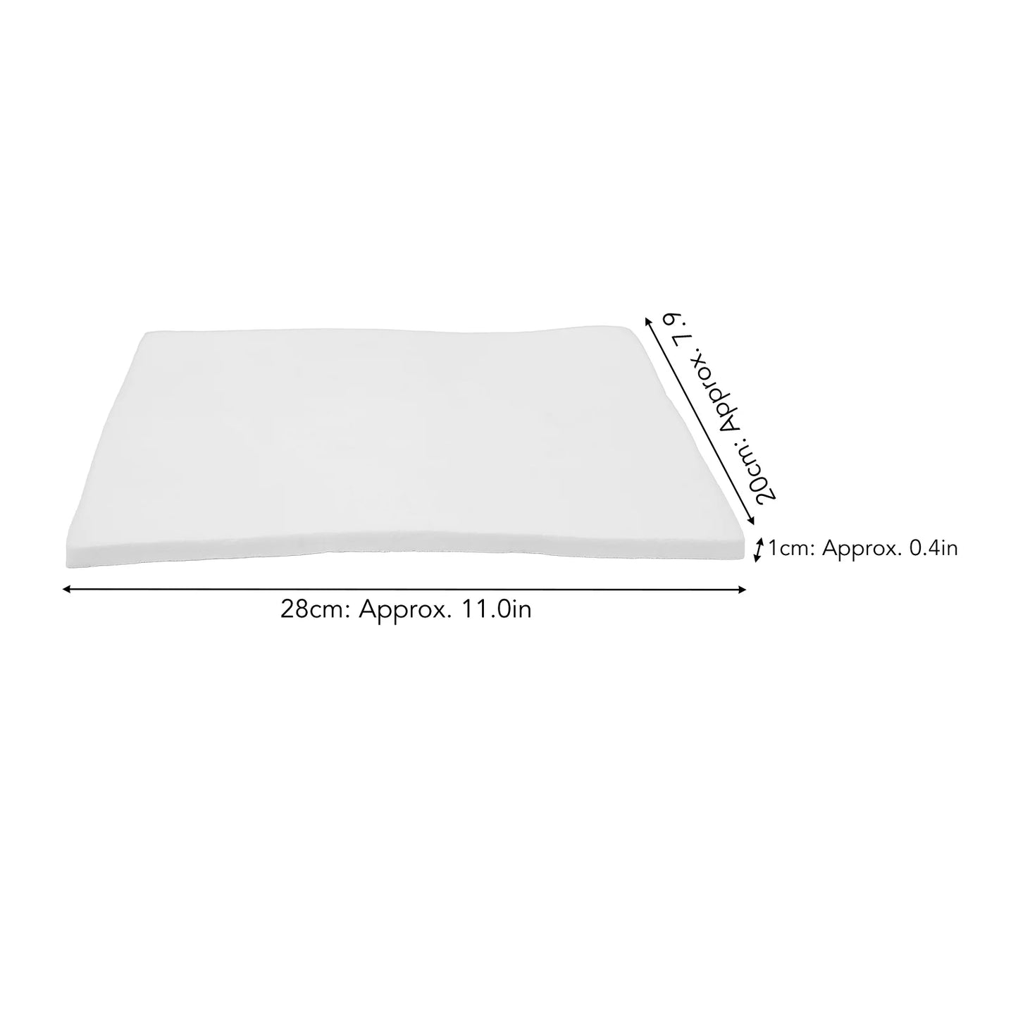 Extra Thick Post Surgery Foam Board – Soft Lipo Recovery Wrap for Arms, Chin, Abdomen & Waist