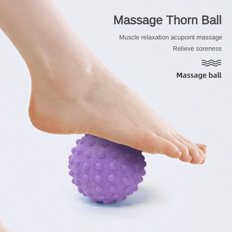 Durable TPE Spiky Massage Balls – 4.5cm Hedgehog Trigger Point Pain Relief for Hand, Foot & Plantar Fasciitis