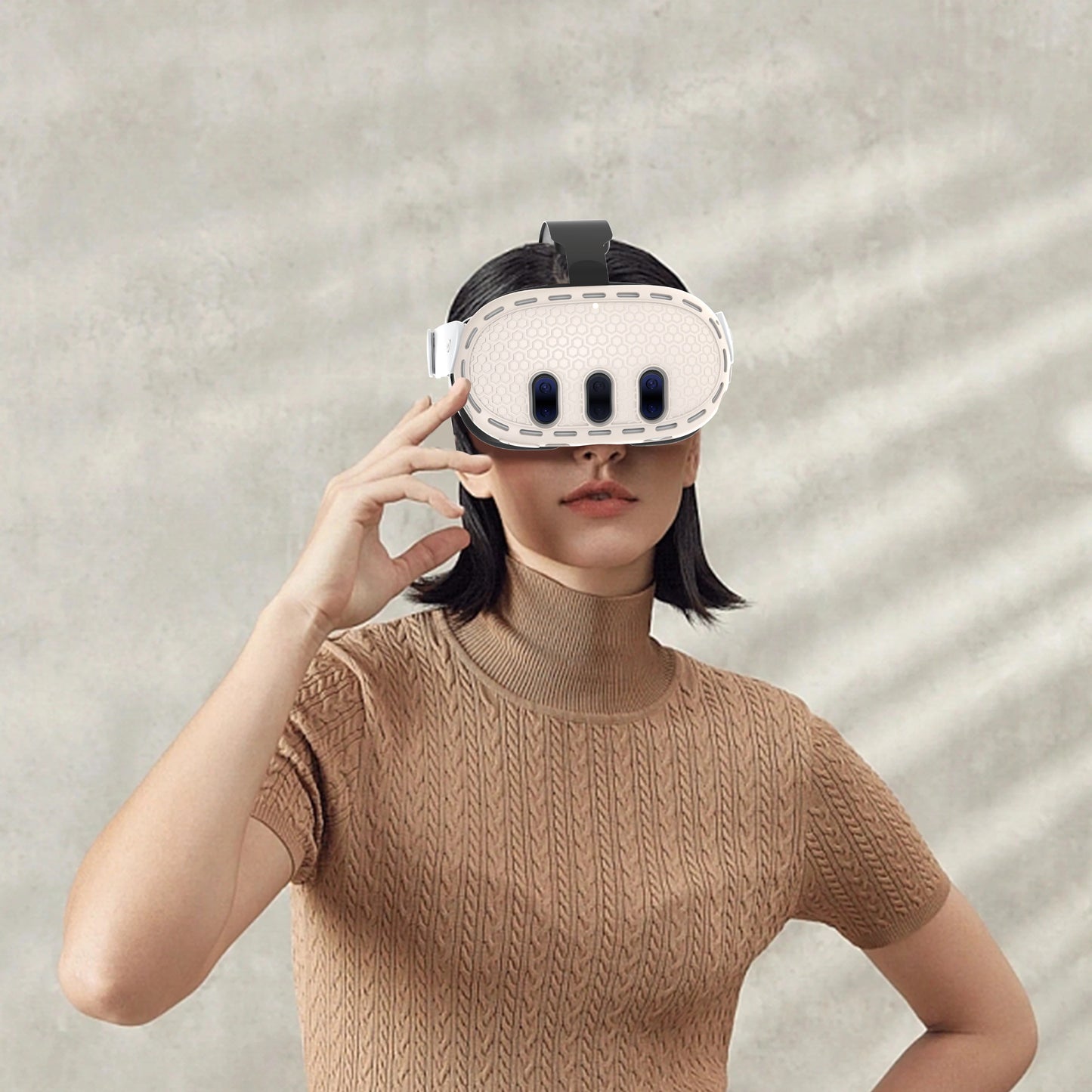 Silicone Protective VR Shell Cover for Meta Quest 3 – Full Protection VR Accessories