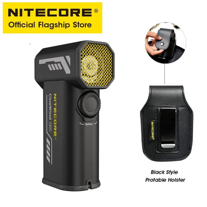 NITECORE CW20 Multipurpose Pocket Fan - Portable Stepless Wind Blower for Photography, Canon, Sony, Short Video & Camping