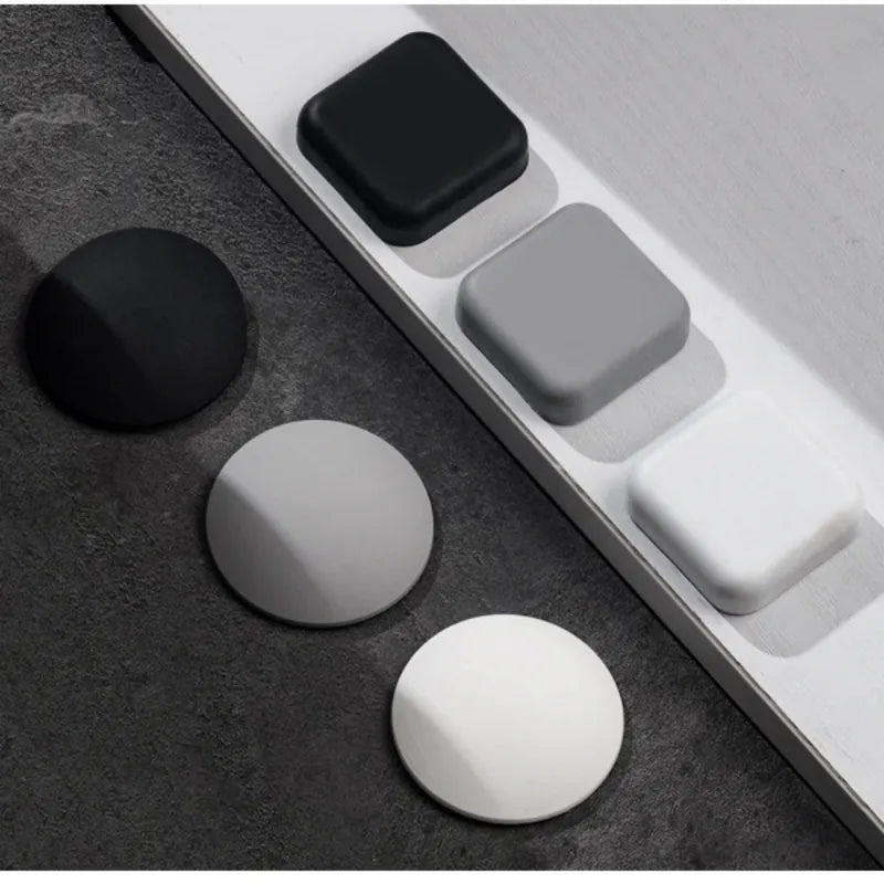 Silicone Door Stopper Handle - Self-Adhesive, Mute, Anti-Shock Protection - Home Improvement Wall Protector for Porte