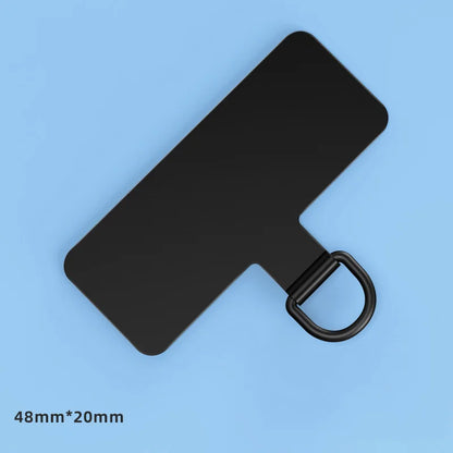 Ultra-Thin Stainless Steel Phone Tether Patch – Universal Cellphone Lanyard Safety Connector Replacement Piece