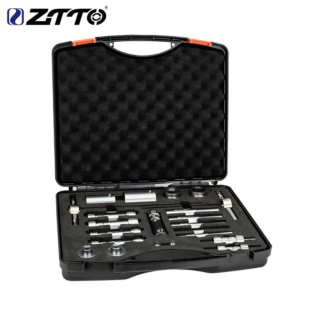 ZTTO Bicycle Hub Axle Tool Set — Wheel Bearing Press & Removal Repair Tool