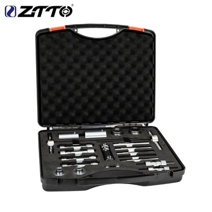 ZTTO Bicycle Hub Axle Tool Set — Wheel Bearing Press & Removal Repair Tool