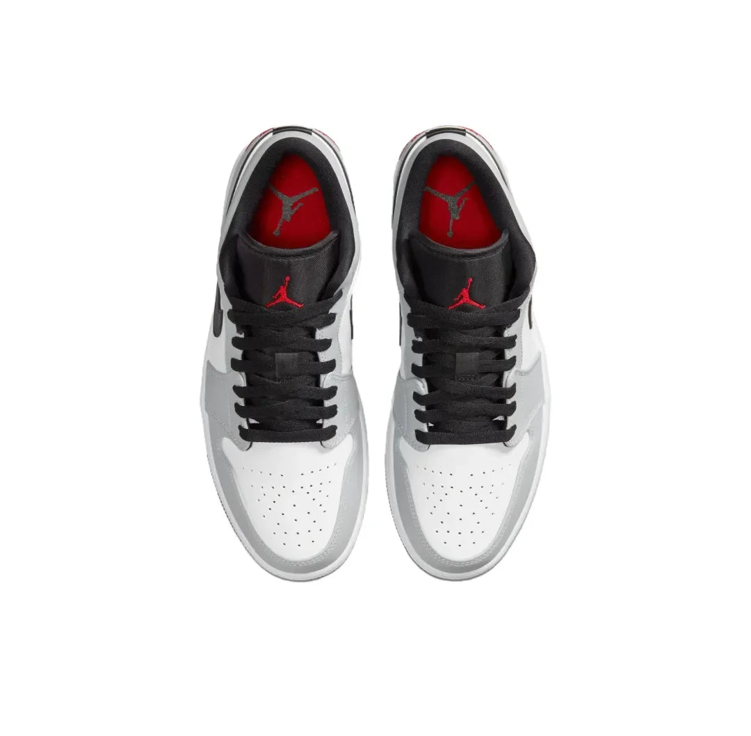 Nike Air Jordan 1 Low – Light Smoke Grey Retro Basketball Shoes | Men's Wear-Resistant, Anti-Slip Sneakers