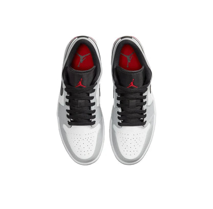 Nike Air Jordan 1 Low – Light Smoke Grey Retro Basketball Shoes | Men's Wear-Resistant, Anti-Slip Sneakers