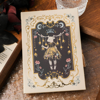 A5 Gothic Magnetic Buckle Notebook – Retro Art Creative Hand Ledger Journal Gift