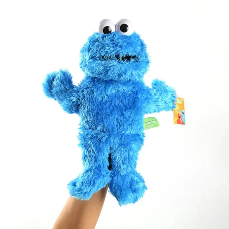 Sesame Street Elmo Hand Puppet - Large Soft Plush Cartoon Toy for Kids, Birthday & New Year Gifts