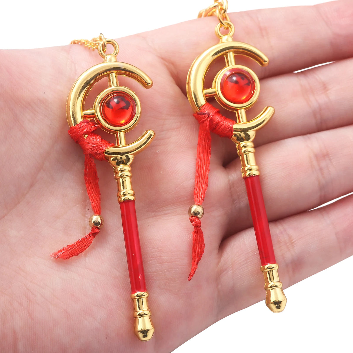Frieren Magic Wand Keychain - Anime Cosplay Pendant Hanging Ornament and Decorative Gift