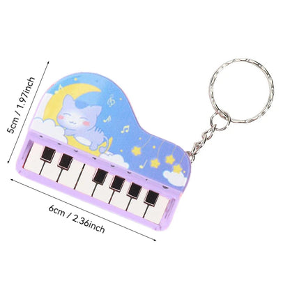 Mini Desktop Piano Keychain - Cute Colorful Music Game Pendant and Educational Toy for Kids, Easter Gift