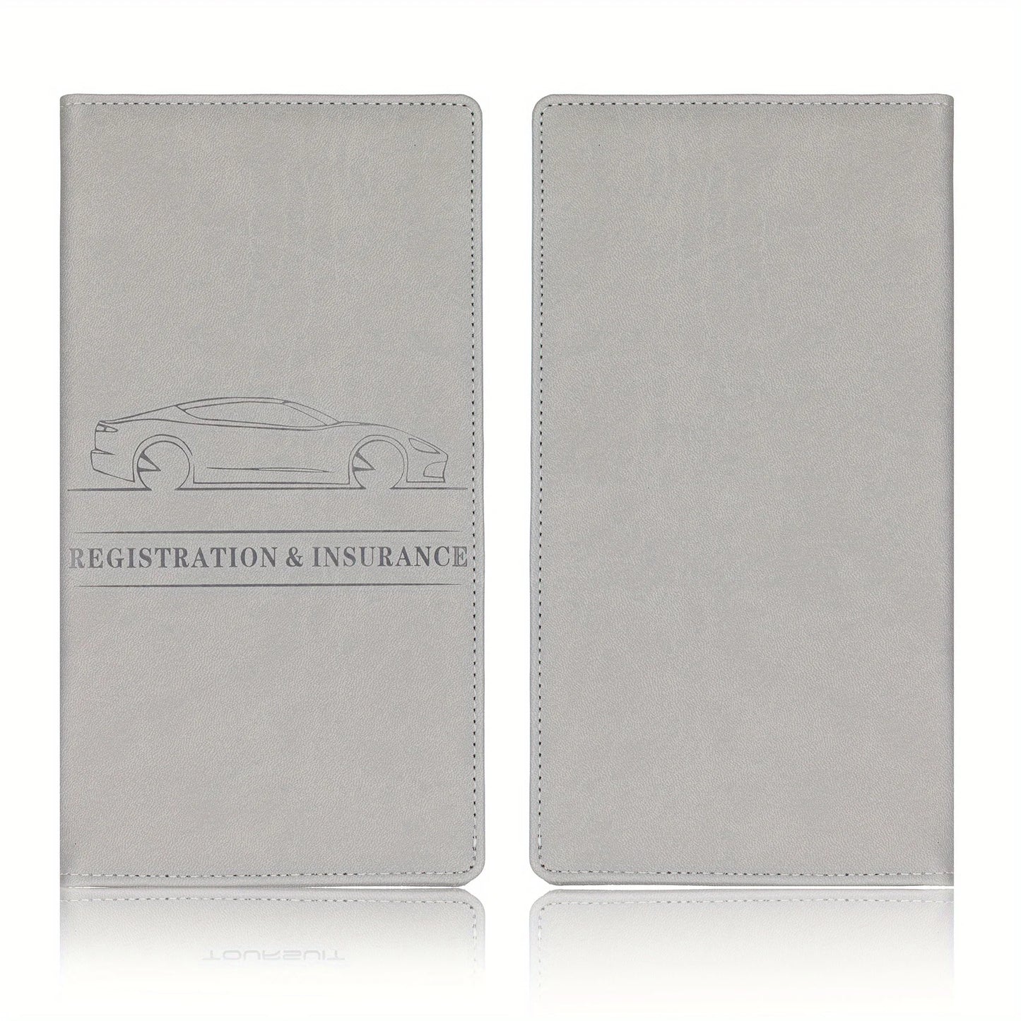Men's Card Holder, Car Registration Vehicle License Insurance Card Holder Wallet