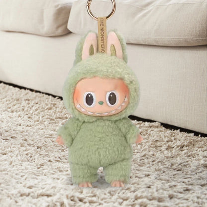 Labubu Anime Plush Doll Figure – Sweetheart Vinyl Pendant, Kawaii Backpack Decoration, Kids Christmas Gift