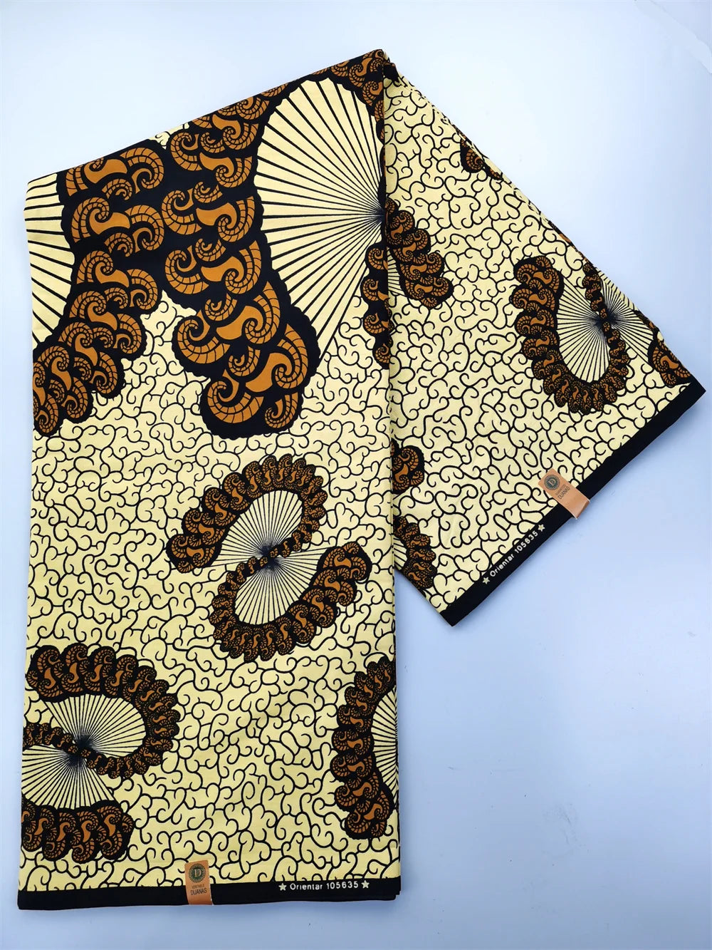 African Ankara Wax Print Fabric - 100% Cotton Nigerian Designer Pagne for Sewing & DIY Party Dresses