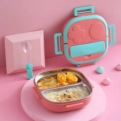 Outing Tableware - Portable 304 Stainless Steel Lunch Box for Baby, Child, Student - Outdoor Camping and Picnic Food Container Bento Box
