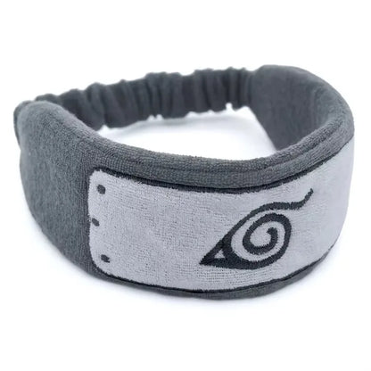 Anime Hatake Kakashi Cosplay Headband – Konoha Ninja Symbol Cotton Snood, Hair Band, Wristband, and Armband Props Unisex