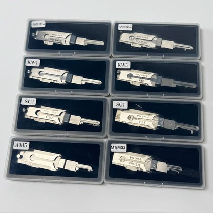LISHI 2-in-1 Auto Locksmith Tool - SC4 SC1 KW5 KW1 Pick & Decoder for Car Key Lock Repair