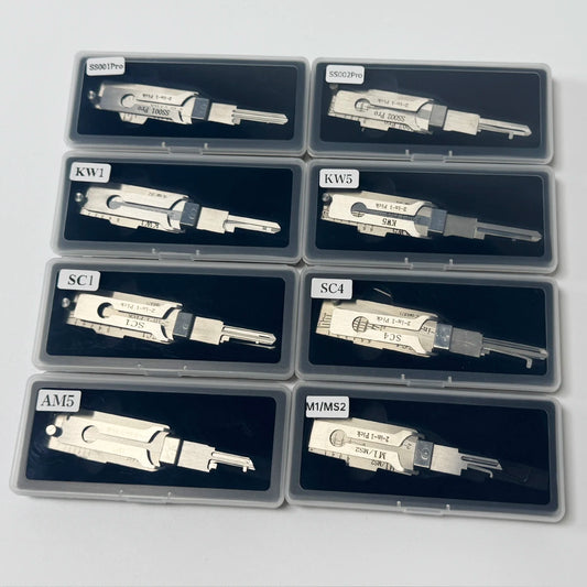 LISHI 2-in-1 Auto Locksmith Tool - SC4 SC1 KW5 KW1 Pick & Decoder for Car Key Lock Repair
