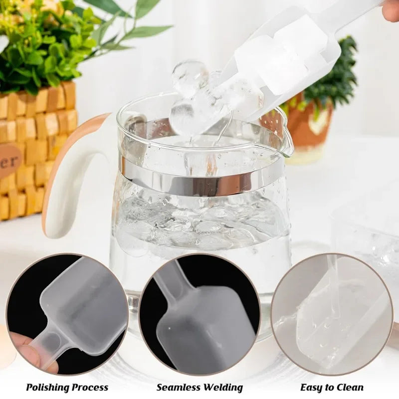 5/10PCS Plastic Ice & Food Scoops — Kitchen Measuring Shovels for Flour, Candy, Ice Cream, and Party Use