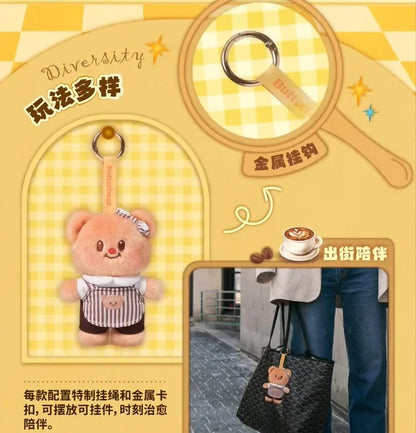 Butter Bear Wardrobe Series Blind Box – Cute Action Figure Doll Keyring Mystery Toy for Kids & Birthday Gifts