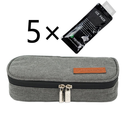 Mega Insulin Cooler Box – Portable Medium-Sized Insulated Travel Case for Diabetics with Nylon Fabric & Aluminum Foil Lining