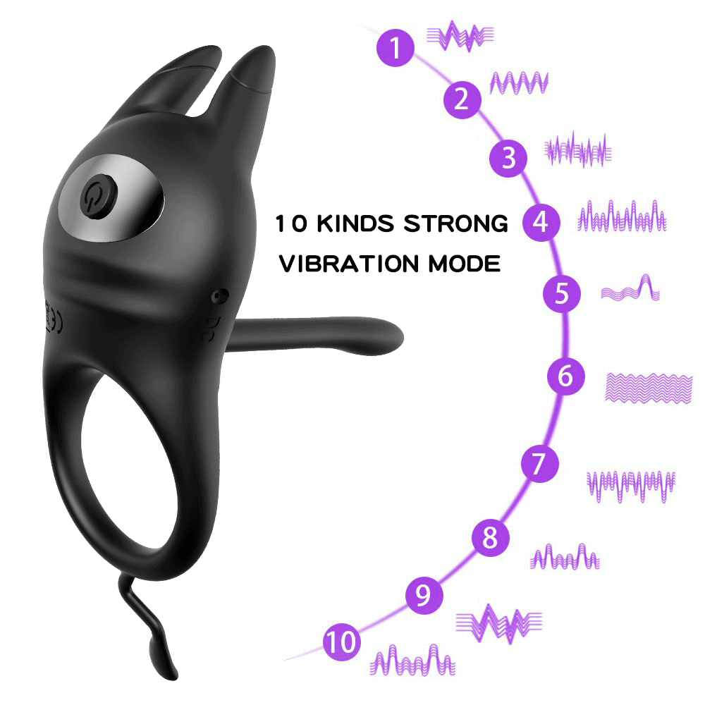 Wireless Remote Vibrating Penis Ring – Couples Cock Ring Stimulator for Delay Ejaculation and Enhanced Pleasure