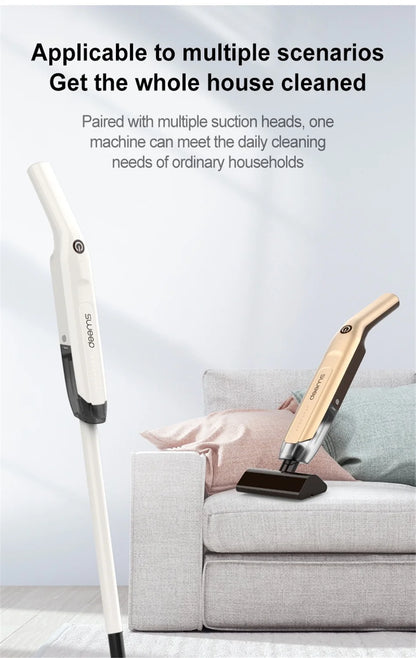 Handheld Wireless Vacuum Cleaner – 20000Pa Powerful Car Vacuum with Metal Strainer, Portable & Cordless