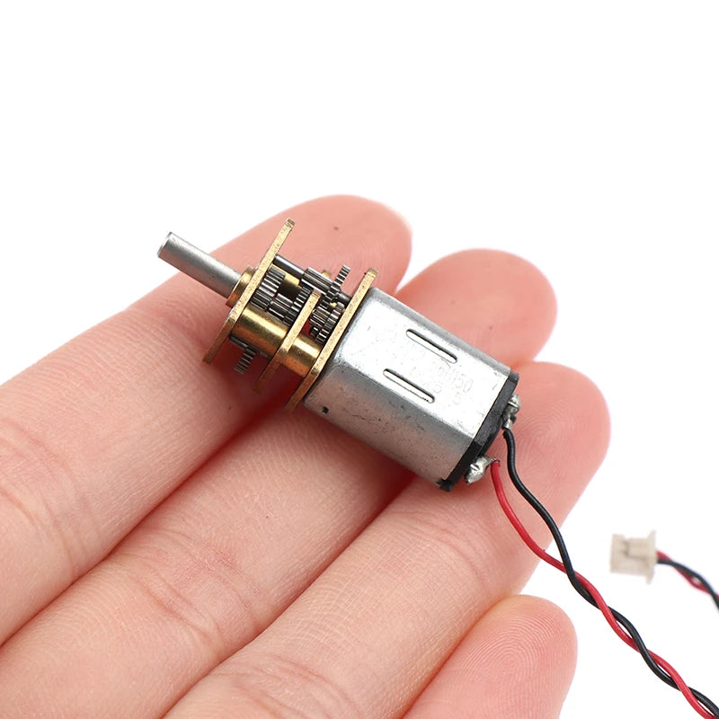 Mini N20 Gear Motor - 3V-12V Full Metal Gearbox DC Motor with High Torque for DIY Robots