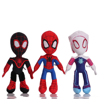 30cm Marvel Avengers Spider-Man Plush Toy - Anime Cartoon Figure, Kawaii Cute Stuffed Doll, Ideal Child's Christmas Gift