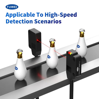 FUWEIFGNH04D-50PFT-C Photoelectric Sensor - High-Speed Precision Micro Sensing Detector with Ultra-Thin Square Design