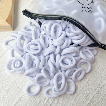 20/50PCS Kids Elastic Hair Bands – Girls Sweets Scrunchie Rubber Bands for Children Hair Ties & Headbands